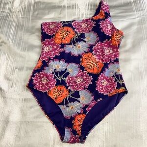 Jones New York Women’s One Shoulder One Piece Swimsuit